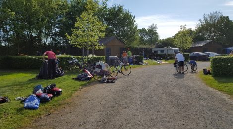 Un camping très agréable pour les pêcheurs et les cyclistes