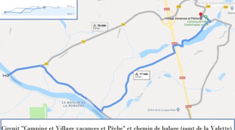 Chemins de randonnées : Accès au chemin de halage
